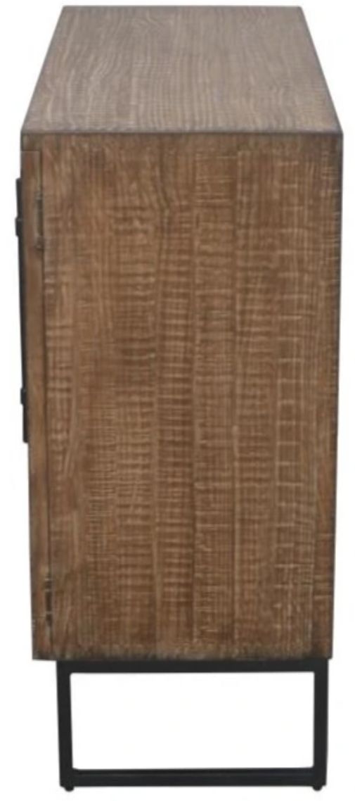 Nest Home Collections Madison Antique Natural Accent Cabinet-3