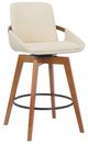 Armen Living Baylor Cream 30" Swivel Bar Stool-0