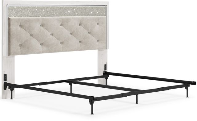 Signature Design by Ashley® Altyra Beige/White King/California King Upholstered Panel Headboard-1