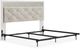 Signature Design by Ashley® Altyra Beige/White King/California King Upholstered Panel Headboard-1