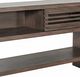 Sunny Designs™ Brown Sofa Table with Sliding Doors-4