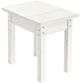 C R Plastic Generation Line White Small Rectangular Table-0