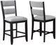 Crown Mark Frey Black/Gray Counter Stool-3