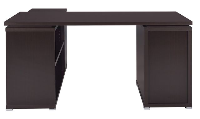 Coaster® Yvette Cappuccino L-Shape Office Desk-1