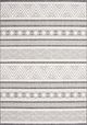 Kalora Interiors Bristol Grey/White 5'x8' Indoor/Outdoor Area Rug-1