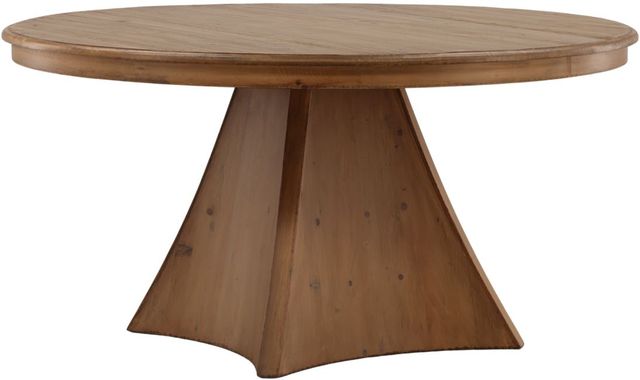 Dovetail Furniture Zoie Brown Wash Dining Table-0