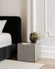 Moe's Home Collection Terning Black/White Side Table-4