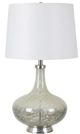 Crestview Collection Clarissa Chrome/White Table Lamp-0