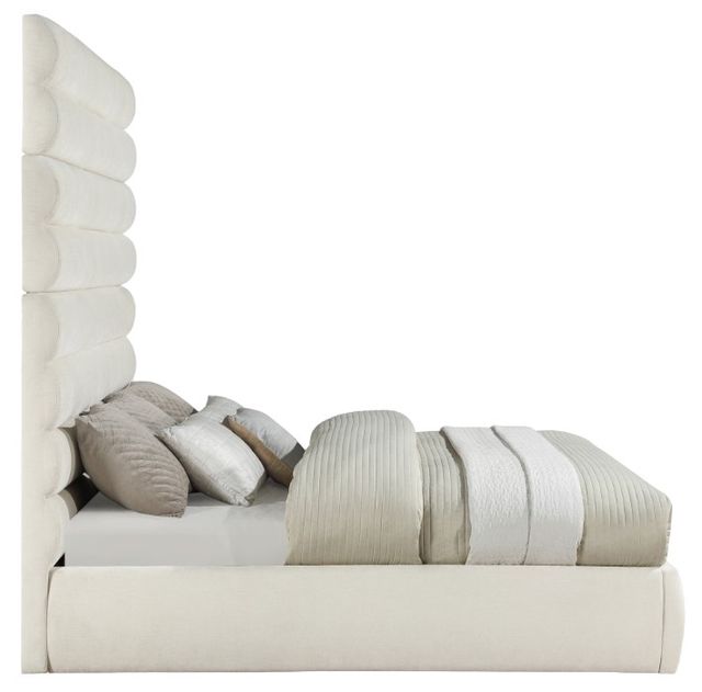 Meridian Furniture Adam Cream 89" King Upholstered Panel Bed-2