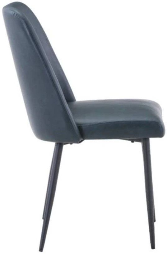 Jofran Inc. Urban Archive Maddox Blueberry Upholstered Dining Side Chair-3