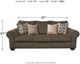 Benchcraft® Nesso Walnut Sofa-4