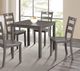 American Wholesale Furniture Amherst 5-Piece Gray Dining Set-1