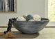 Signature Design by Ashley® Meadie Distressed Blue Bowl-2