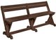 C R Plastics Harvest Chocolate Bench-0