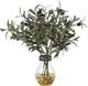 D&W Silks Artificial Olive Branches 18"-0
