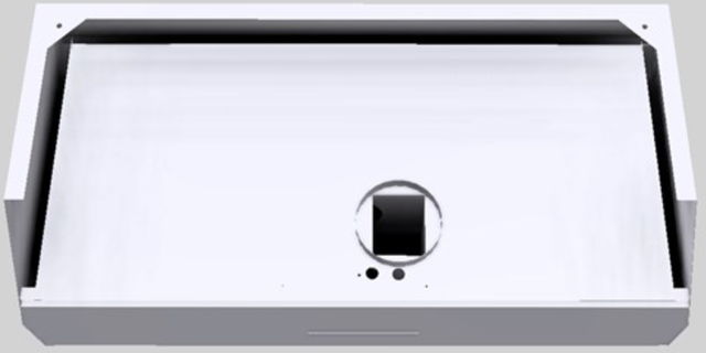 Vent-A-Hood® Designer Series 48" White Wall Mounted Range Hood-3
