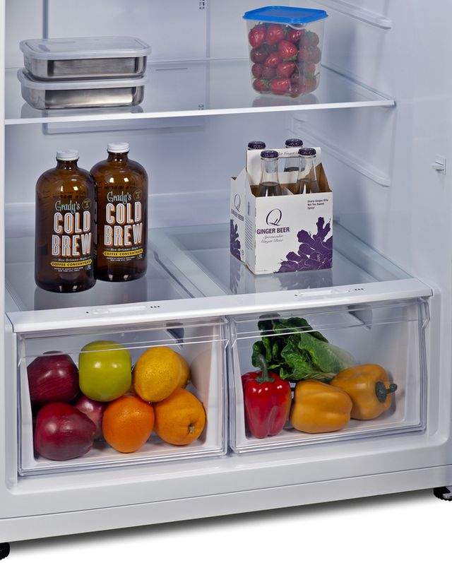 Summit® 30" 18 Cu. Ft. Stainless Steel Counter Depth Top Freezer Refrigerator-4