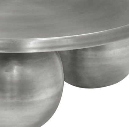Meridian Furniture Globus Silver Coffee Table-3