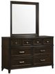 Bernards Nova II 3-Piece Cherry Queen X Full Bedroom Set-4