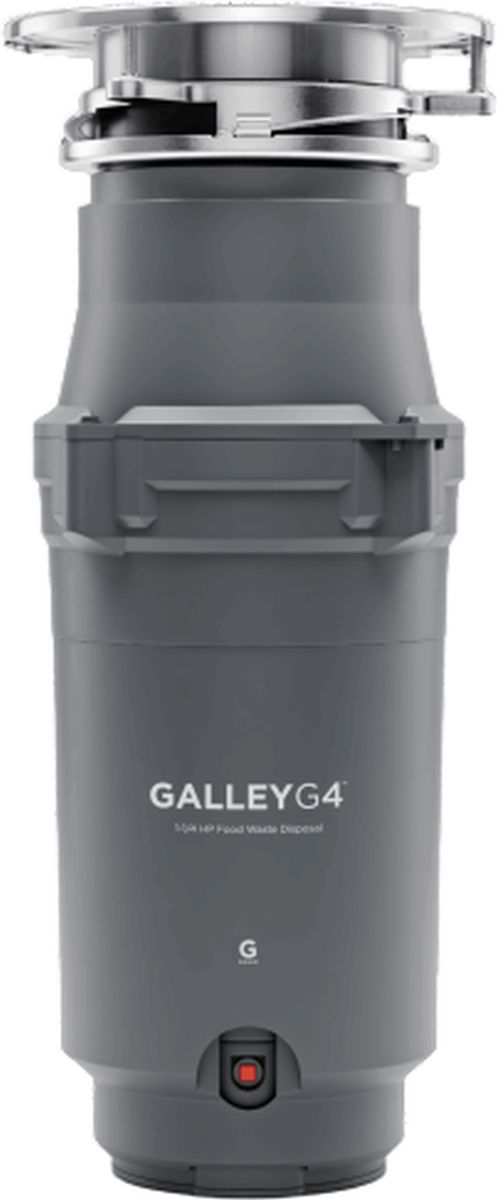 The Galley® G4 Series 1.25 HP Continuous Feed Gray Garbage Disposal-0