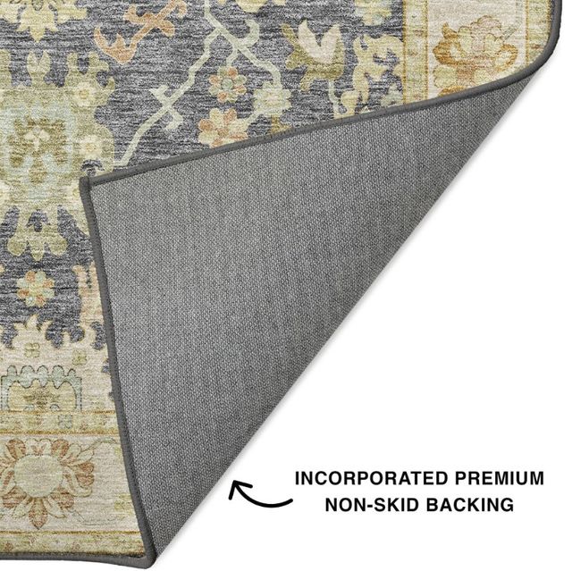 Dalyn™ Rug Company Hatay HY2 Gray 5'x8' Area Rug-1