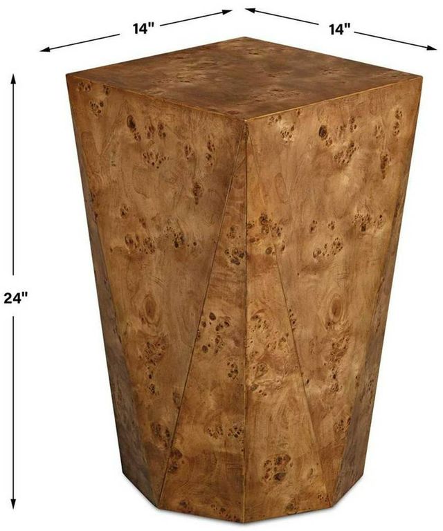 Uttermost® Hughes Caramel Accent Table-2