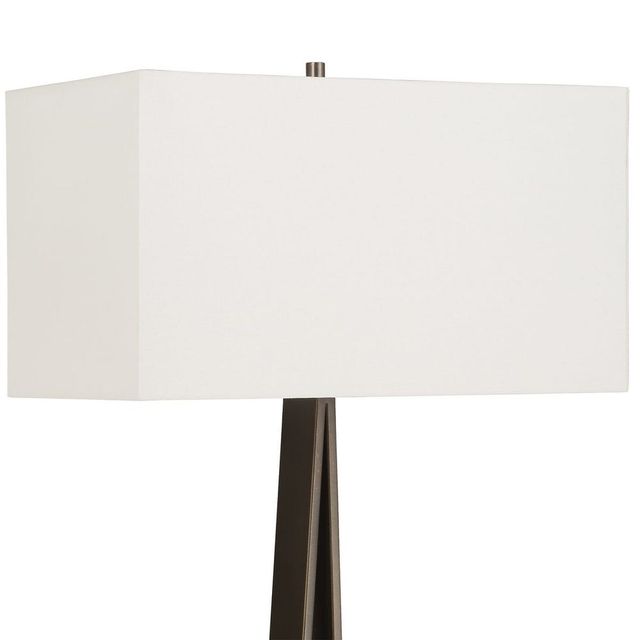 Uttermost® Galloway Black/Bronze Floor Lamp-4