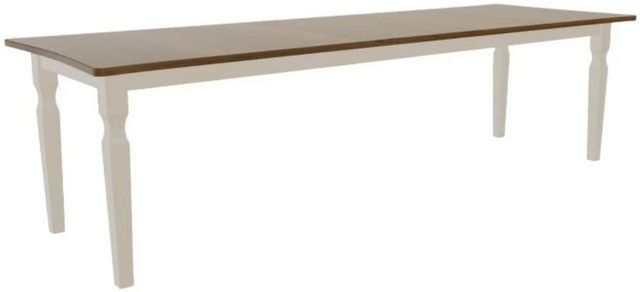 Mavin Customizable 84" Concave Extendable Dining Table with 2 Leaves-0