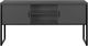 Monarch Specialties Inc. Black/Grey Office Hutch-1
