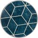 Signature Design by Ashley® Clairbelle 2-Piece Teal Nesting Table with Black Base-1