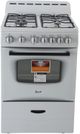 Avanti® 24" White Freestanding Gas Range-0