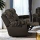 Furniture of America® Dionysus Brown Manual Reclining Loveseat-2