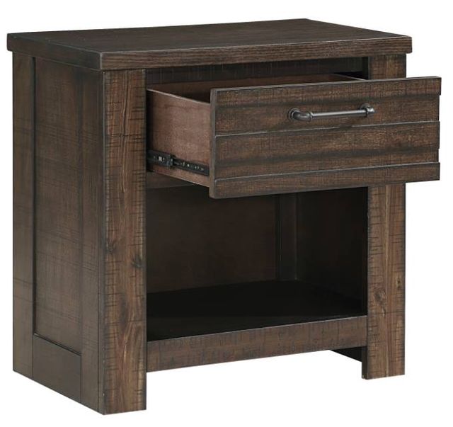 Mazin Furniture Longview Dark Brown Nightstand-2