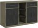 Elements International Jemma Dark Espresso/Gray Buffet-0
