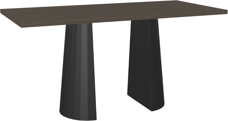 Amisco Customizable Gemma White Oak Veneer 84" Bar Height Rectangular Table