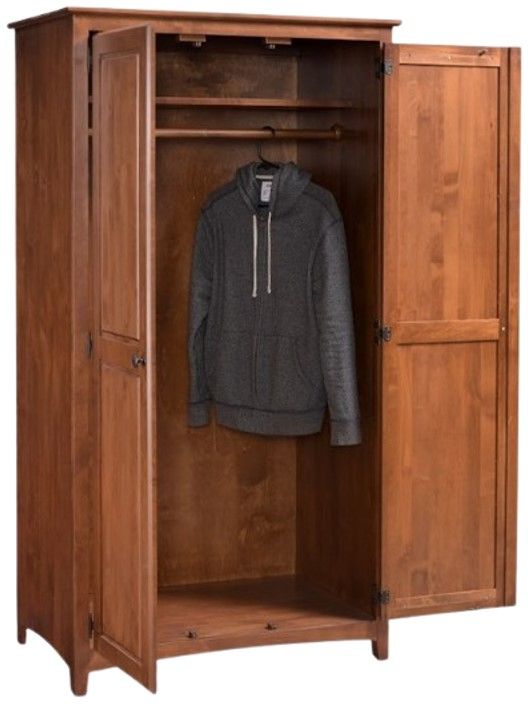 Archbold Furniture Customizable Shaker Wardrobe-1