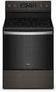 Whirlpool® 30" Black Stainless Steel Freestanding Electric Range with 5-in-1 Air Fry Oven-0