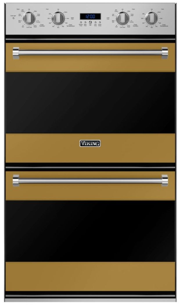 Viking® 3 Series 30" Golden Hour Double Electric Wall Oven-0