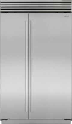 Sub-Zero® Classic Series 48 in. 29.1 Cu. Ft. Stainless Steel Built In Side-by-Side Refrigerator