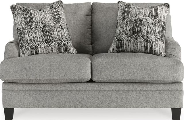 Benchcraft® Davinca Charcoal Loveseat-1