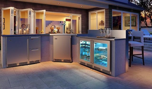 Perlick® Signature Series 5.2 Cu. Ft. Stainless Steel Undercounter Freezer-1
