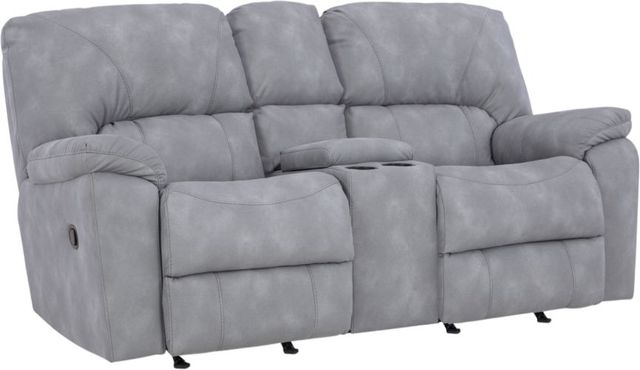 HomeStretch Rhino Gray Manual Reclining Loveseat-0