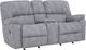 HomeStretch Rhino Gray Manual Reclining Loveseat-0