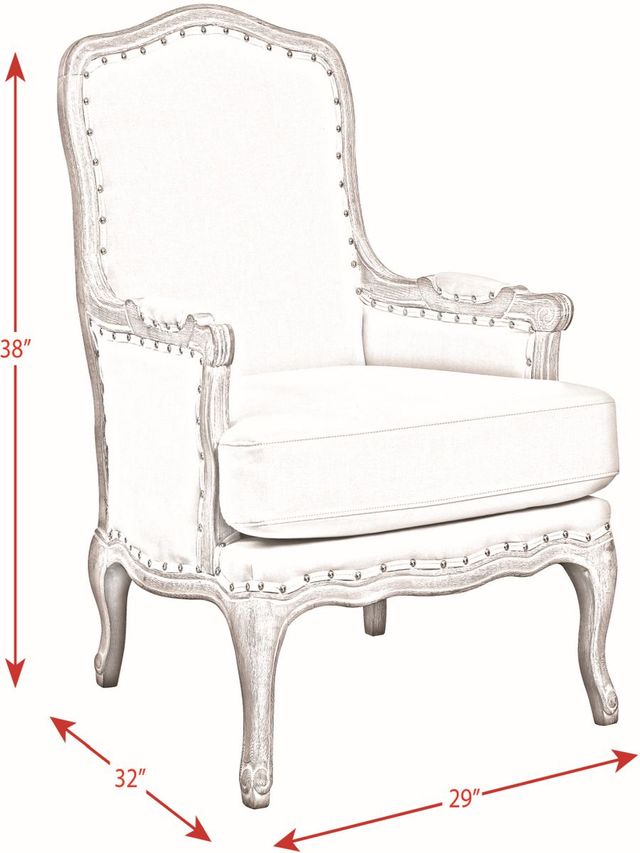 Elements International Artesia Midtown Taupe Arm Chair-1