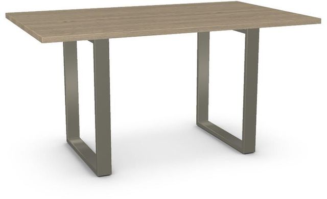 Amisco Customizable Burton 60" Solid Ash Table-0