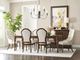 Kincaid® Commonwealth Higgins Brown/White Upholstered Host Chair-2
