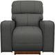 La-Z-Boy® Maddox Slate Leather Power Rocking Recliner with Headrest-1