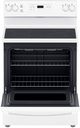 GE® 30" White Freestanding Electric Range-1