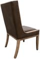 International Furniture Direct Balam Brown/Stained Brown Upholstered Dining Side Chair-3