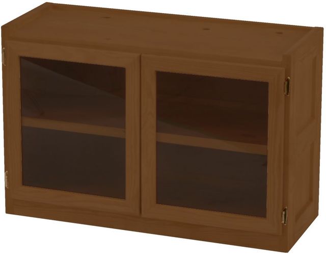 Crate Designs™ Furniture Brindle Bookcase/TV Stand with Glass Doors-0